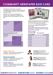 rate card front page